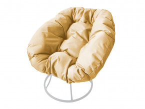 Кресло Пончик без ротанга бежевая подушка в Бакале - bakal.magazinmebel.ru | фото