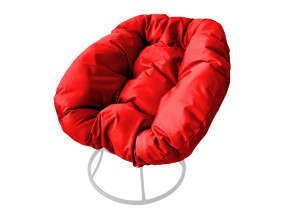 Кресло Пончик без ротанга красная подушка в Бакале - bakal.magazinmebel.ru | фото