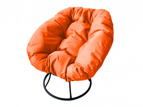 Кресло Пончик без ротанга оранжевая подушка в Бакале - bakal.magazinmebel.ru | фото