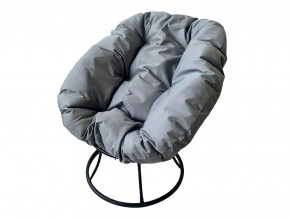 Кресло Пончик без ротанга серая подушка в Бакале - bakal.magazinmebel.ru | фото