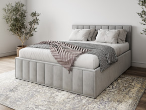 Кровать 1800 Лана серый велюр в Бакале - bakal.magazinmebel.ru | фото