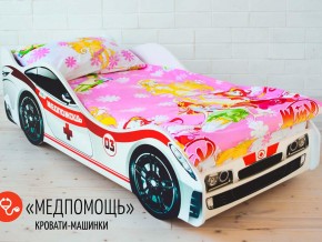 Кровать детская машина Медпомощь в Бакале - bakal.magazinmebel.ru | фото