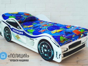 Кровать детская машина Полиции в Бакале - bakal.magazinmebel.ru | фото