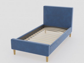 Кровать Линси 900 синий в Бакале - bakal.magazinmebel.ru | фото