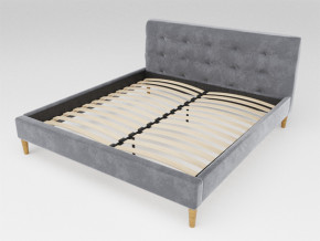 Кровать Пайли 1200 серый в Бакале - bakal.magazinmebel.ru | фото