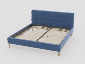 Кровать Пайли 1400 синий в Бакале - bakal.magazinmebel.ru | фото