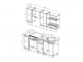 Кухонный гарнитур Лада 1800 в Бакале - bakal.magazinmebel.ru | фото - изображение 3