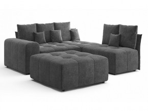 Модульный диван Торонто Вариант 3 Серый в Бакале - bakal.magazinmebel.ru | фото