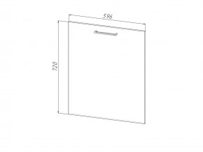 П 60 Комплект для посудомоечной машины 600 мм (цоколь + фасад) ЛДСП в Бакале - bakal.magazinmebel.ru | фото