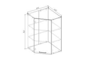 ВУ9 Модуль верхний Угловой МВУ9 в Бакале - bakal.magazinmebel.ru | фото