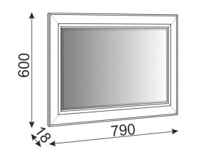 Зеркало Саванна М07 в Бакале - bakal.magazinmebel.ru | фото - изображение 2